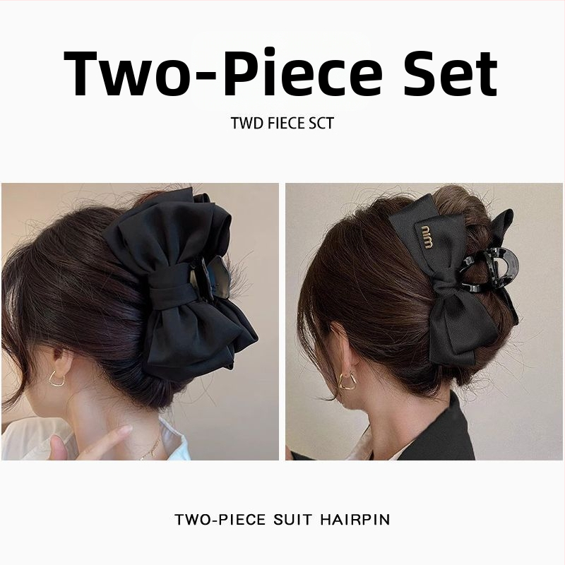 Аксесоар за коса - Grip Clip, Академичен стил, Свеж и сладък стил, 2025 лято