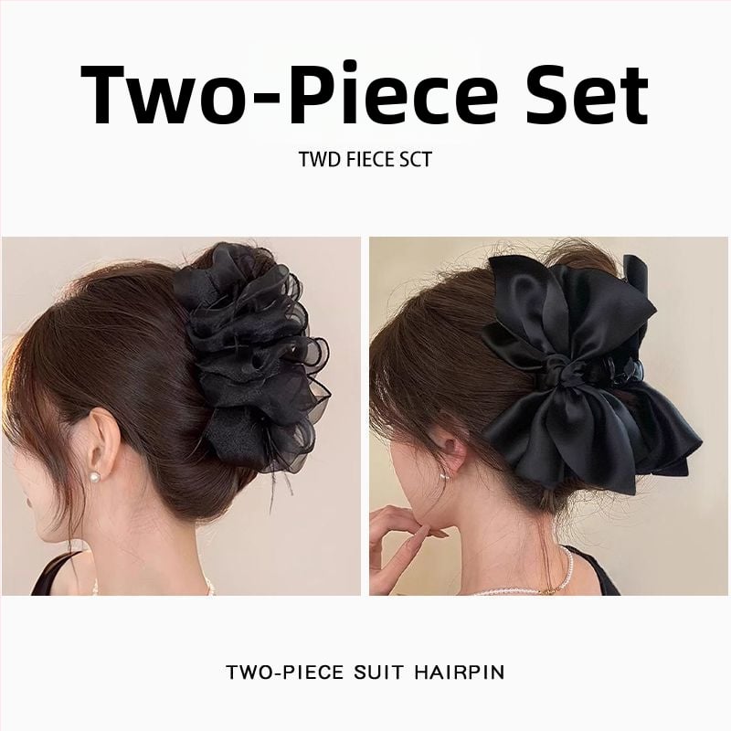 Аксесоар за коса - Grip Clip, Академичен стил, Свеж и сладък стил, 2025 лято