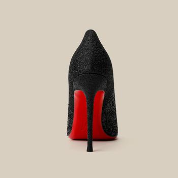 Ženske štikle s oštrim nosom, glitter vamp, stiletto potpetica, visina potpetice iznad 8 cm