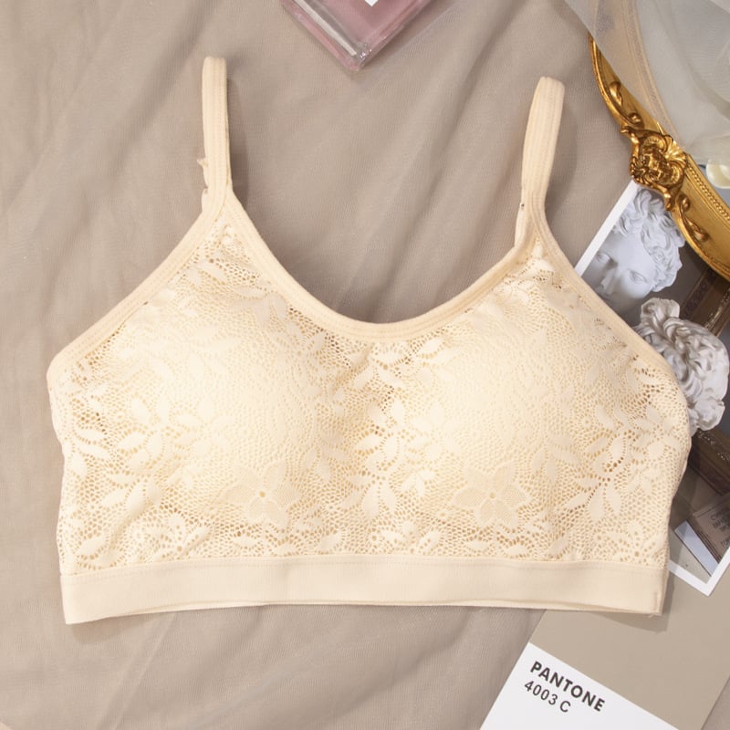 Push-Up grudnjak s čipkastim naramenicama, najlonska tkanina, pune košarice, prozračan