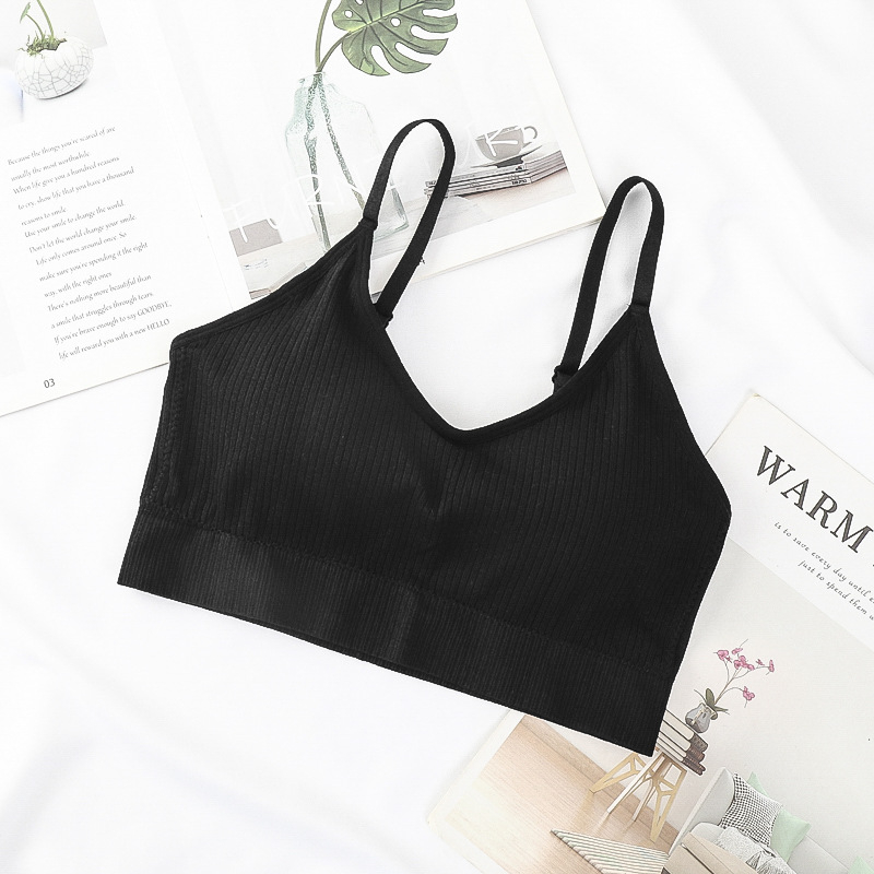 Bezrameni sportski grudnjak s oblikovanim košaricama, prozračan Nylon-Spandex, natrag oblikovan dizajn, bežični, protiv vibracija za trčanje