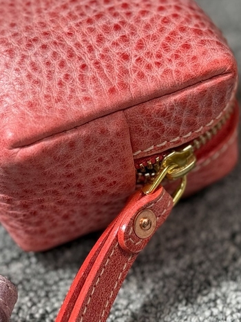 Novčanik za novčiće od prave kože, biljno tanisana koža, gradski minimalistički stil, unisex, podstava od poliester-pamuka