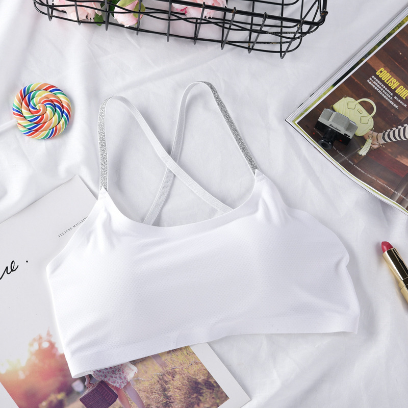 Κορσές χωρίς τιράντες για το στήθος με διασταυρούμενους ιμάντες στο πίσω μέρος; ύφασμα από μπαμπού, 86% νάιλον, πίσω με διάτρητο σχέδιο