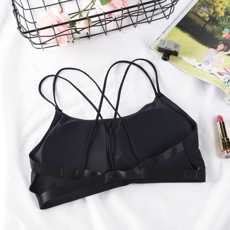 Κορσές χωρίς τιράντες για το στήθος με διασταυρούμενους ιμάντες στο πίσω μέρος; ύφασμα από μπαμπού, 86% νάιλον, πίσω με διάτρητο σχέδιο