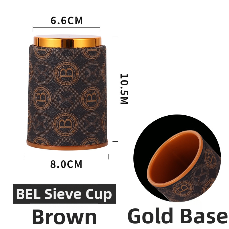 Sensele комплект чаши за зарове от PP пластмаса, с заоблени краища, персонализация налична, 100 броя в кутия