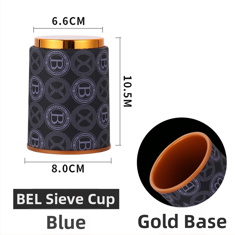 Sensele комплект чаши за зарове от PP пластмаса, с заоблени краища, персонализация налична, 100 броя в кутия