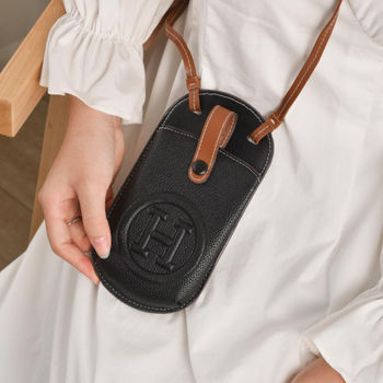 Kártyatartó - PU anyag, Uniszex, Diagonális keresztpántos dizájn, 2025 ősz kiadás, Csökkenti a terhet és tárolja a kártyákat