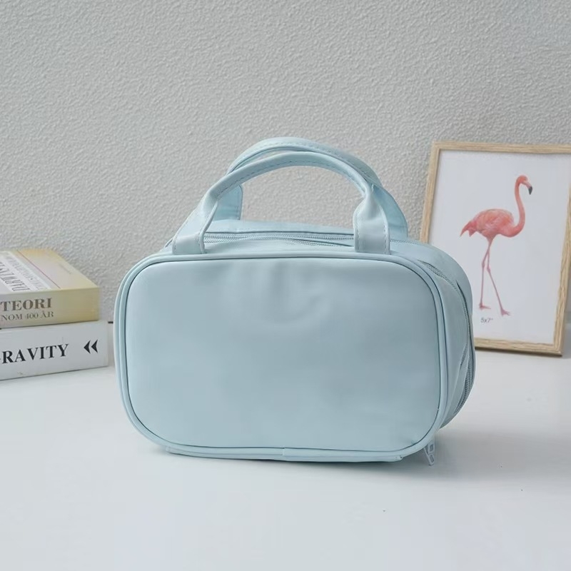 PU kozmetičko-toaletna torbica – velika kapaciteta, vodootporna, zatvarač, unisex, za putovanja