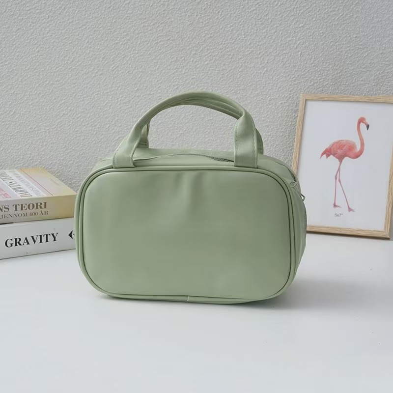 PU kozmetičko-toaletna torbica – velika kapaciteta, vodootporna, zatvarač, unisex, za putovanja