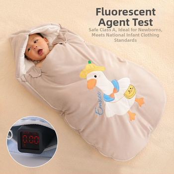 Sac de dormit pentru bebeluși / Pătură anti-kick, 100% bumbac, 3 straturi, Model aaa