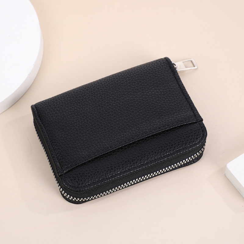 Bevis PU kártyatartó, uniszex, poliészter béléssel, tárolási funkcióval