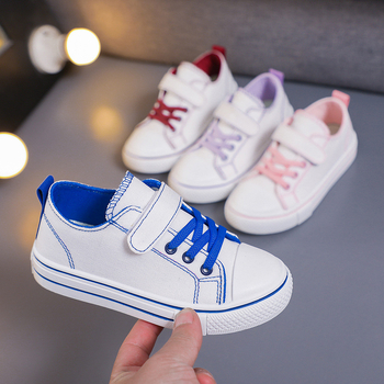 Παιδικά Παπούτσια Καμβά - Αναπνεύσιμα, Ανθεκτικά στη φθορά, Με Velcro Κούμπωμα, Χαμηλός Άνω, Καουτσούκ Σόλα