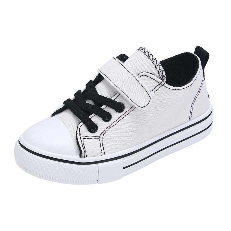 Παιδικά Παπούτσια Καμβά - Αναπνεύσιμα, Ανθεκτικά στη φθορά, Με Velcro Κούμπωμα, Χαμηλός Άνω, Καουτσούκ Σόλα
