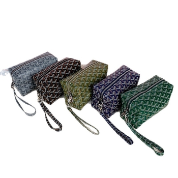 PU kožna clutch torba, unisex, za dnevnu upotrebu, prozračna podstava od poliestera