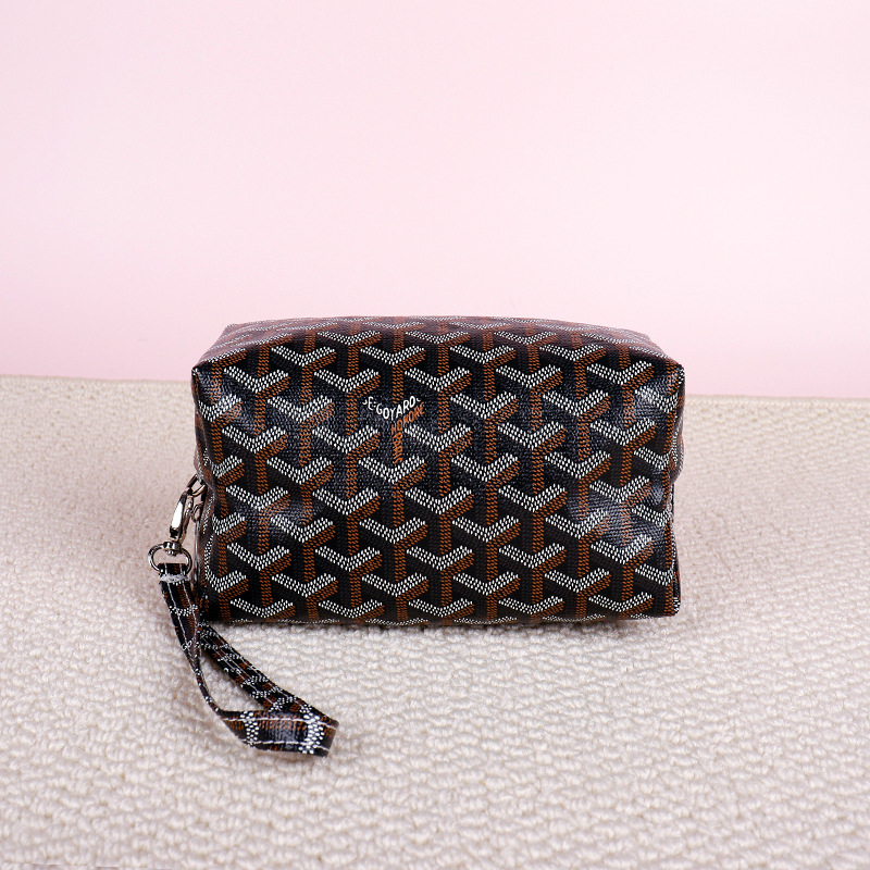 PU kožna clutch torba, unisex, za dnevnu upotrebu, prozračna podstava od poliestera