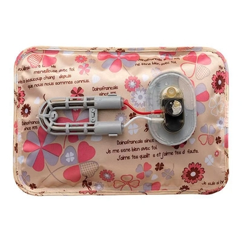 Újratölthető robbanásbiztos melegvíz-palack kézmelegítővel – elektromos fűtés, 220V, 350W, flanel anyag, automatikus kikapcsolás, vállra, nyakra, derékre, hasra, lábakra és kezekre