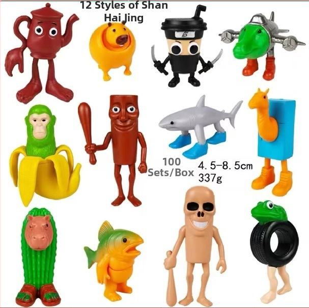 PVC kľúčenka z Guangdongu, balená v sieťovom vrecku, obrázok anime, výhradný cezhraničný dodávateľ