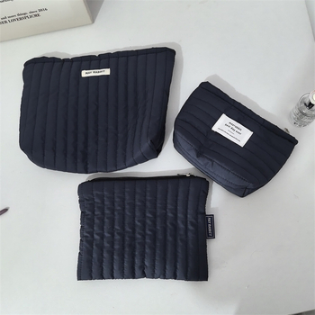 MAYRABBIT kozmetická taška, horizontálne štvorcového tvaru, polyester, zips, vnútorné vrecká na telefón a ID, mestský jednoduchý štýl