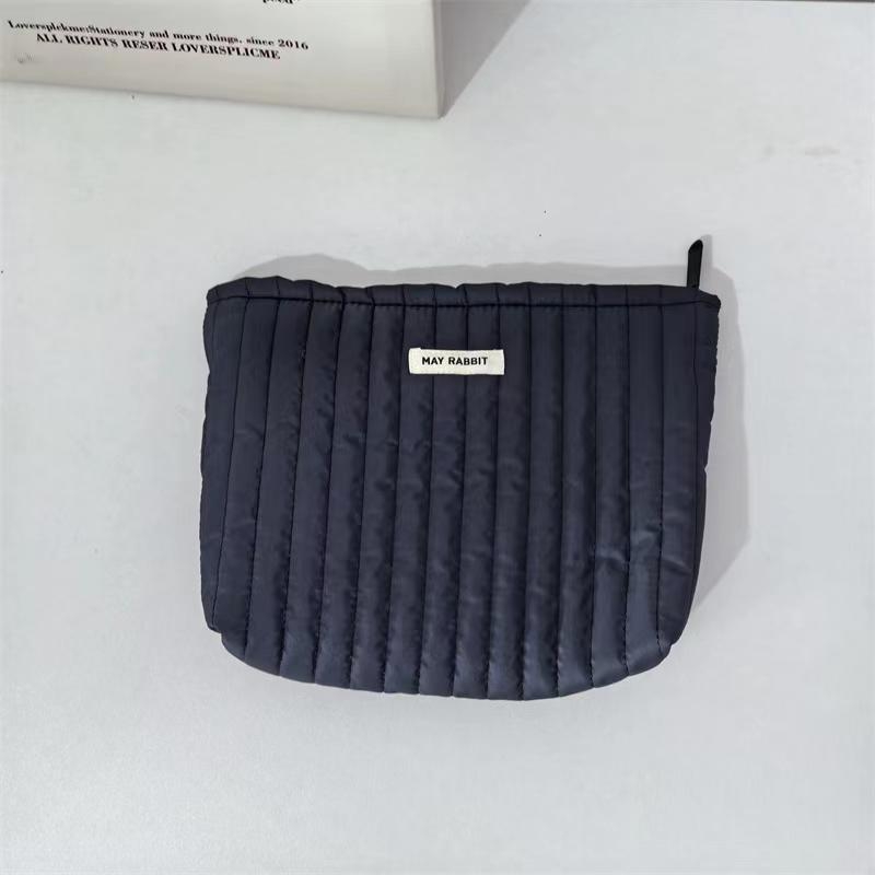 MAYRABBIT kozmetická taška, horizontálne štvorcového tvaru, polyester, zips, vnútorné vrecká na telefón a ID, mestský jednoduchý štýl