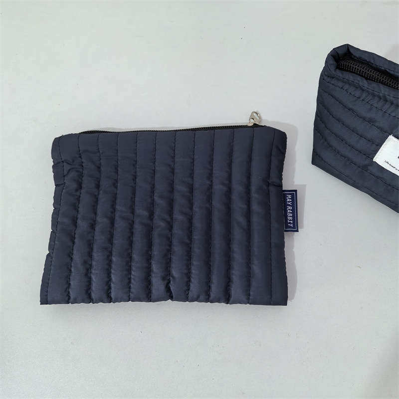 MAYRABBIT kozmetická taška, horizontálne štvorcového tvaru, polyester, zips, vnútorné vrecká na telefón a ID, mestský jednoduchý štýl