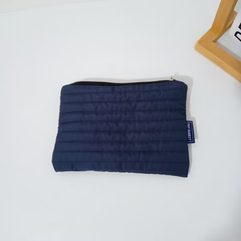 MAYRABBIT kozmetická taška, horizontálne štvorcového tvaru, polyester, zips, vnútorné vrecká na telefón a ID, mestský jednoduchý štýl