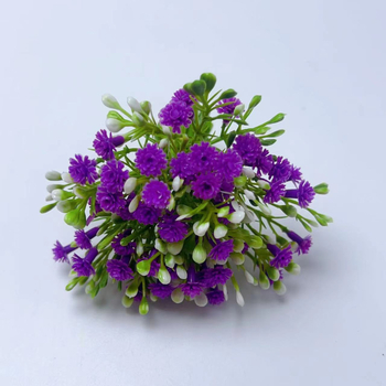 Mesterséges Gypsophila virágok - injekciósöntésű műanyagból, haja-csatkákhoz, girlandokhoz és esküvői díszítéshez, fotórekvizit