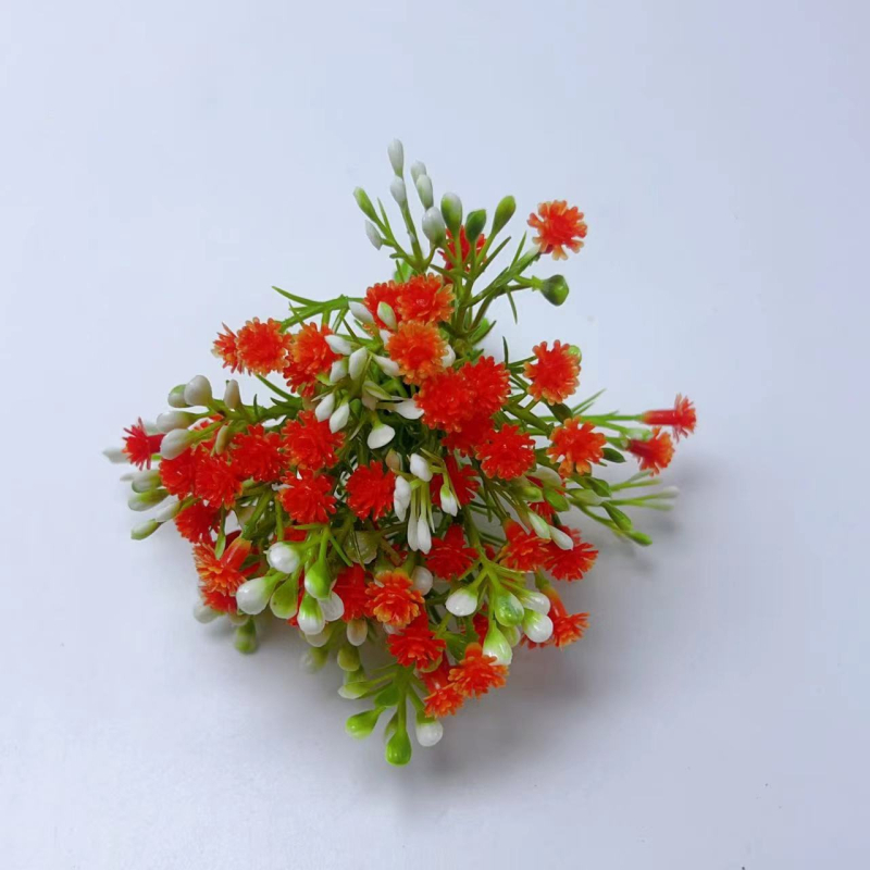 Mesterséges Gypsophila virágok - injekciósöntésű műanyagból, haja-csatkákhoz, girlandokhoz és esküvői díszítéshez, fotórekvizit