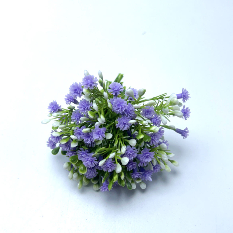 Mesterséges Gypsophila virágok - injekciósöntésű műanyagból, haja-csatkákhoz, girlandokhoz és esküvői díszítéshez, fotórekvizit