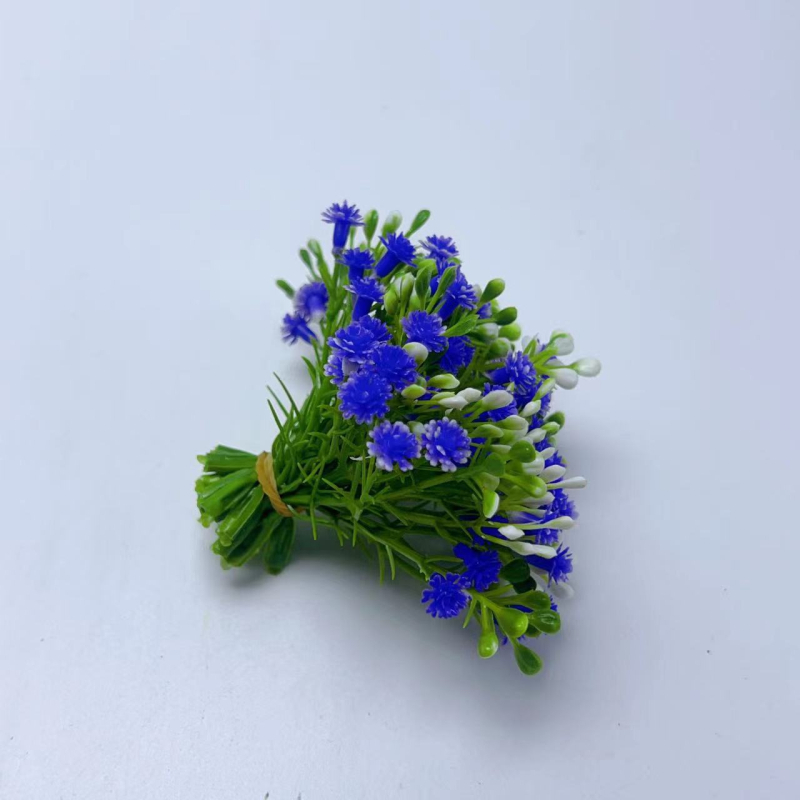 Mesterséges Gypsophila virágok - injekciósöntésű műanyagból, haja-csatkákhoz, girlandokhoz és esküvői díszítéshez, fotórekvizit