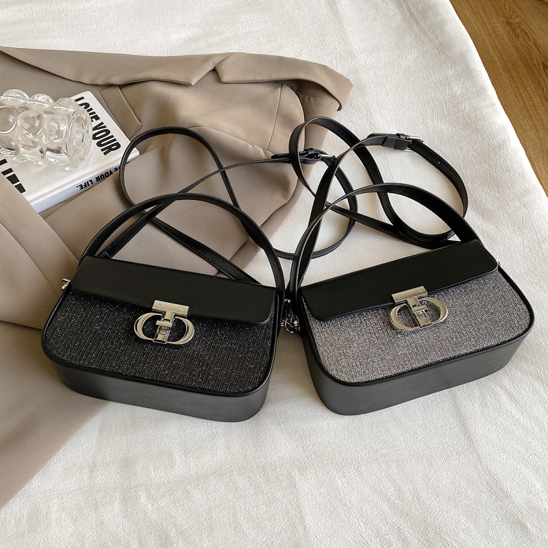 Nylon Crossbody torba, ulični stil, horizontalnog kvadratnog oblika, zatvarač, podstava od poliester materijala