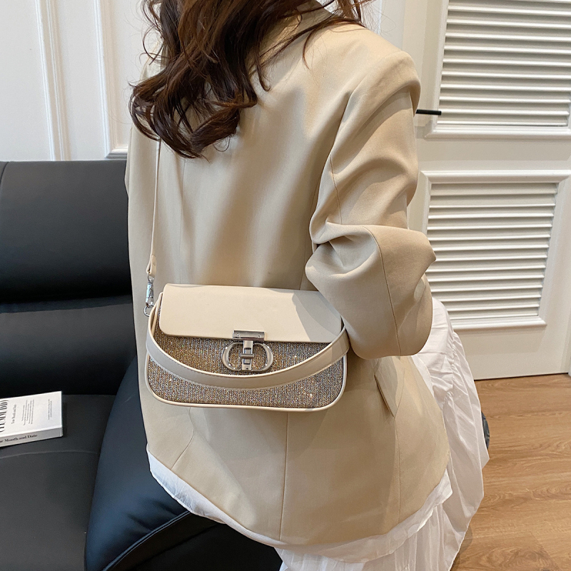 Nylon Crossbody torba, ulični stil, horizontalnog kvadratnog oblika, zatvarač, podstava od poliester materijala
