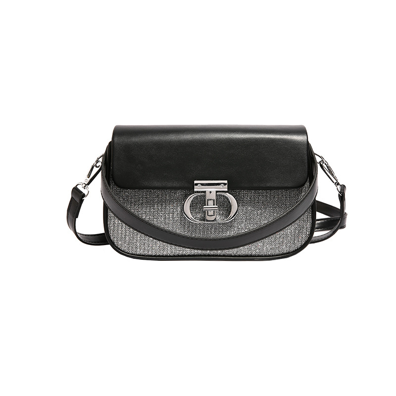 Nylon Crossbody torba, ulični stil, horizontalnog kvadratnog oblika, zatvarač, podstava od poliester materijala