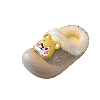 Dječje EVA papuče za zimu za unutarnju upotrebu, vodootporne, s fleec podstavom, protuklizne