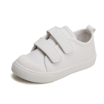 Παιδικά καμβά παπούτσια με Velcro, χαμηλό ύψος, καμβά άνω, υφασμάτινος πάτος