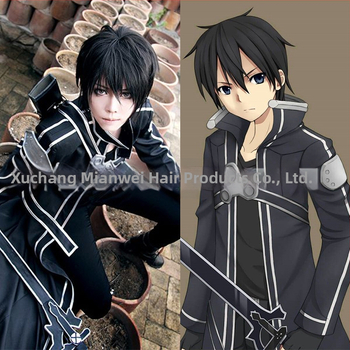 COS paróka szerepjátékhoz – rövid egyenes frufni, hőálló rost, szerepjáték stílus