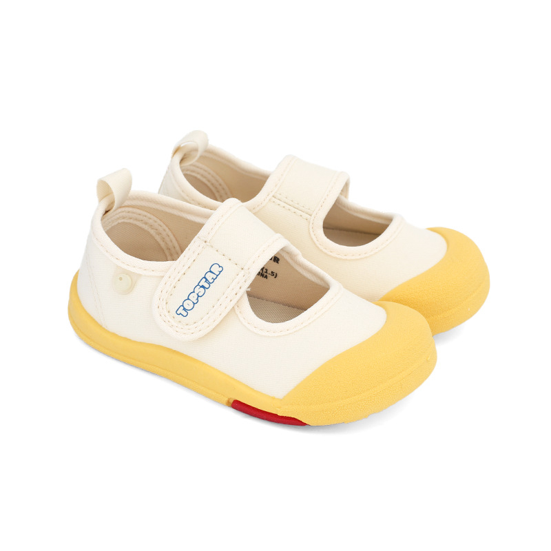 Topstar παιδικά καμβά με χαμηλό προφίλ - κλείσιμο Velcro, αναπνεύσιμα, σόλα TPR (Κορεάτικου στυλ, ηλικίες 1–6 ετών)