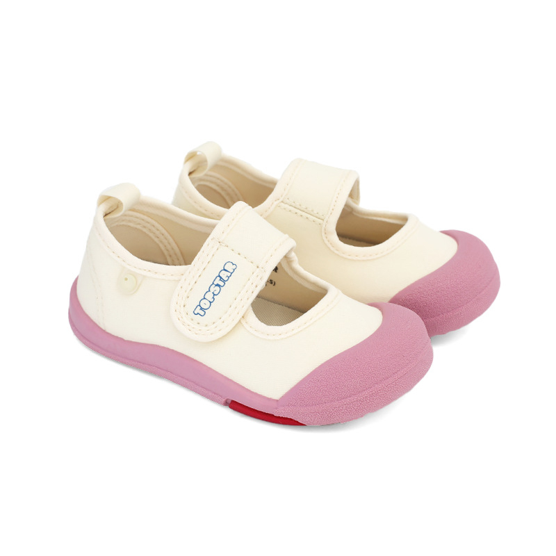Topstar παιδικά καμβά με χαμηλό προφίλ - κλείσιμο Velcro, αναπνεύσιμα, σόλα TPR (Κορεάτικου στυλ, ηλικίες 1–6 ετών)