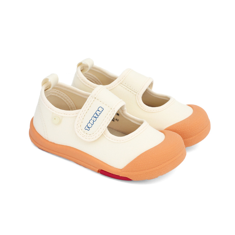 Topstar παιδικά καμβά με χαμηλό προφίλ - κλείσιμο Velcro, αναπνεύσιμα, σόλα TPR (Κορεάτικου στυλ, ηλικίες 1–6 ετών)