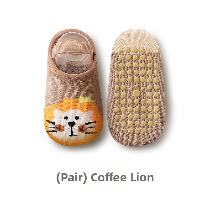 Παιδικές εσωτερικές αντιολισθητικές κάλτσες δαπέδου, 80% βαμβάκι, καρτούν σχέδιο, άνοιξη-καλοκαίρι-φθινόπωρο