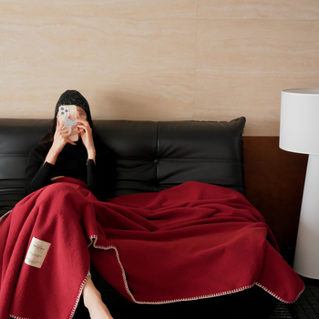 Deka od imitacije kašmira, poliester, za sve sezone, lagani luksuz, Honey Pocket