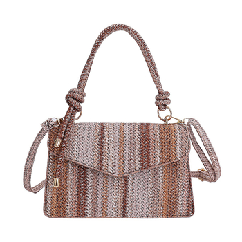 PU kvadratna crossbody torba s najlonskom podstavom i skrivenim džepom sa zatvaračem