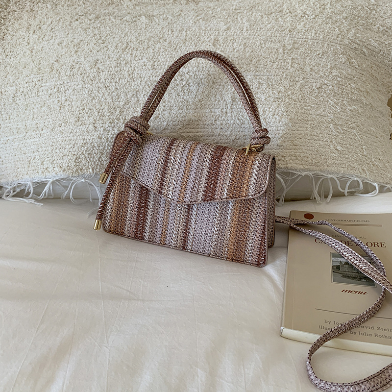 PU kvadratna crossbody torba s najlonskom podstavom i skrivenim džepom sa zatvaračem