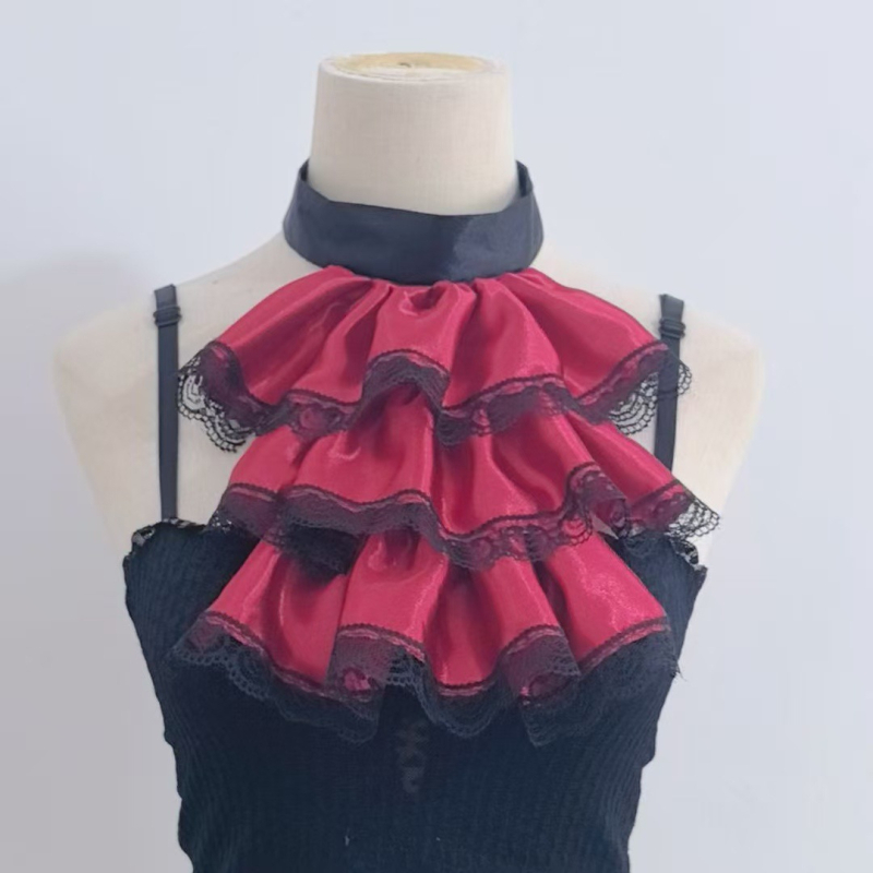 Lace Ruff Collar – dodatak za cosplay i studijsko fotografiranje; Materijal: poliester vlakno; Uzorak: čipka; Porijeklo: Jinhua; Sezona: Proljeće 2023; Pakiranje: Pojedinačno pakiranje.