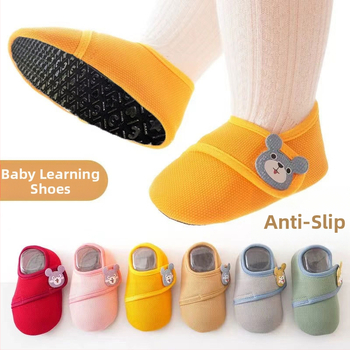 Παιδικές κάλτσες δαπέδου με αντιολισθητική μαλακή σόλα για εσωτερική χρήση (1–3 ετών), πολυεστερικές ίνες, άνοιξη-φθινοπωρο