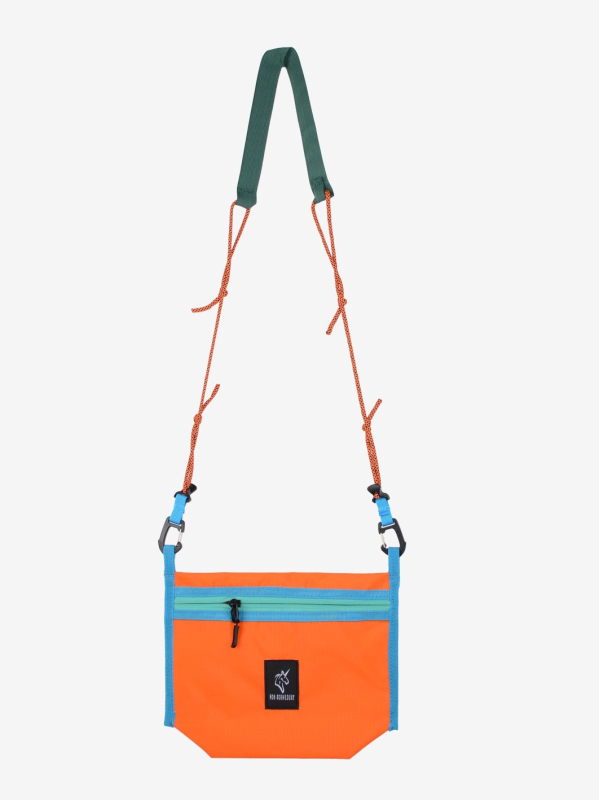 Crossbody torba, ulični stil, Oxford tkanina, vodoravni kvadratni oblik, zatvarač, poliester podstava.