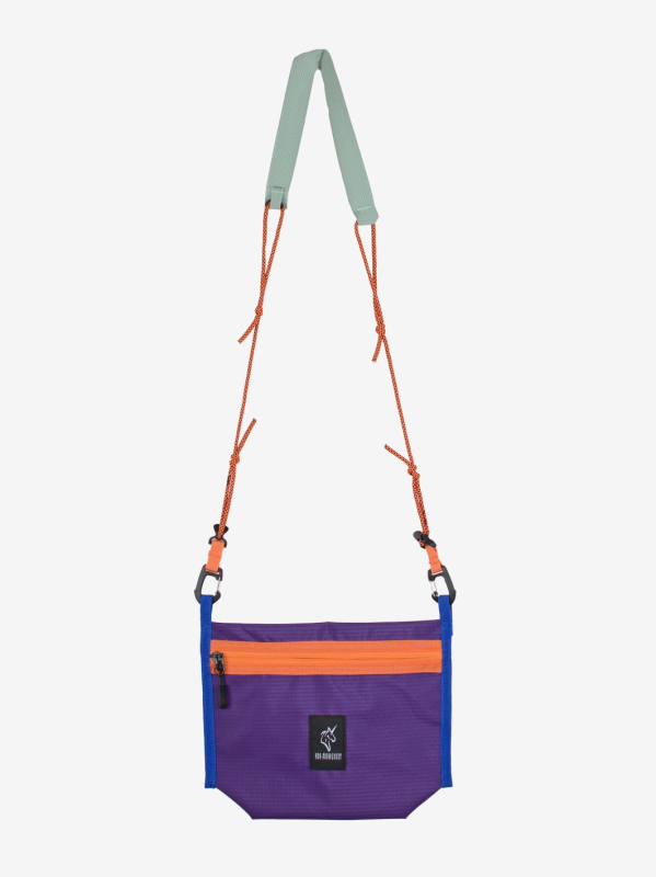 Crossbody torba, ulični stil, Oxford tkanina, vodoravni kvadratni oblik, zatvarač, poliester podstava.