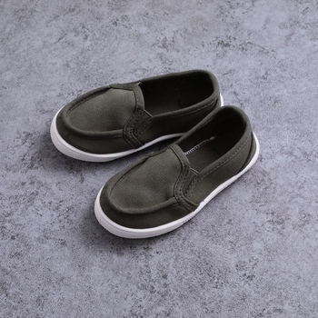 Παιδικά παπούτσια slip-on από καμβά, κορεάτικου στυλ, χαμηλό άνω μέρος, υφασμάτινο πάτο, πλαστική σόλα