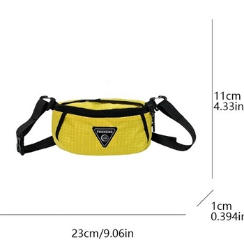 Vanjska vodootporna najlonska crossbody torba za prsa, s džepom za telefon i podlogom od poliestera