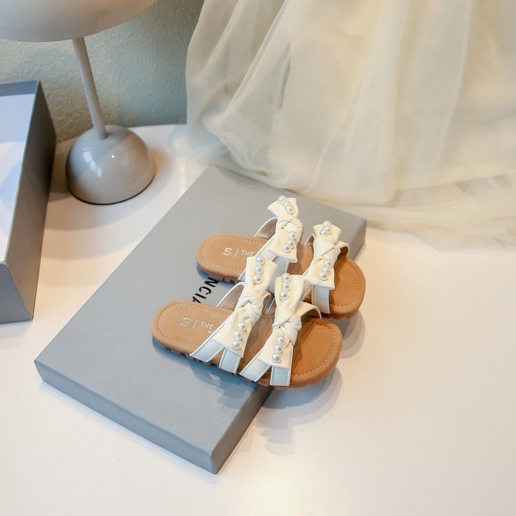 Dječje sandale za princeze, Velcro kopčanje, TPR potplat, jednobojni dizajn, sladak akademski stil, uzrast 4–16 godina
