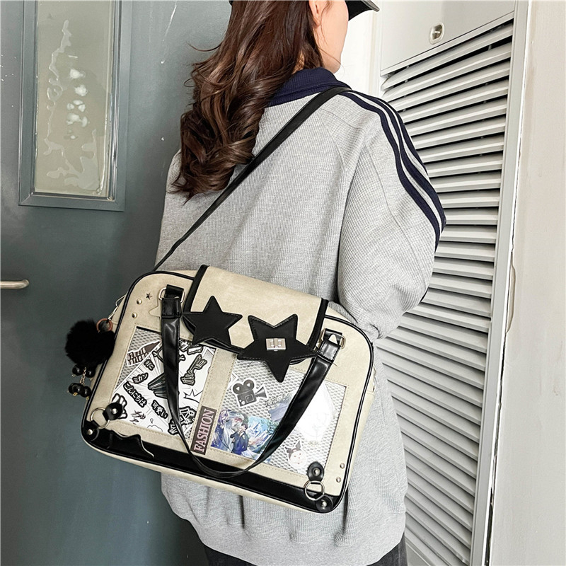 Torba preko ramena / crossbody - Izvorni dizajn, Oxford platno, Poliester podstava, Horizontalni kvadratni oblik, Zatvaranje zipom, Dvostruke naramenice, Za svakodnevnu upotrebu